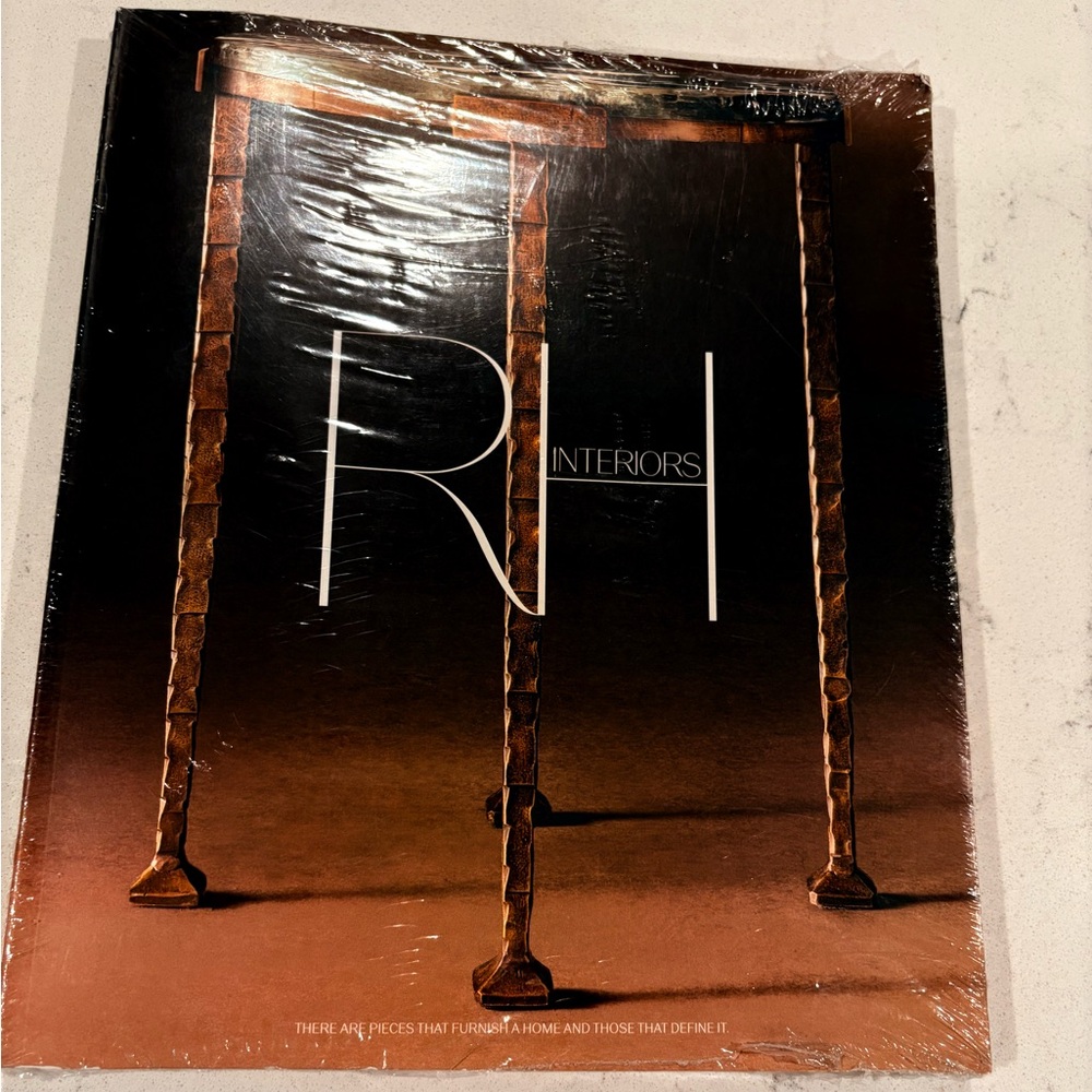 New in plastic “RH” Restoration Hardware 2025 Interiors Catalog